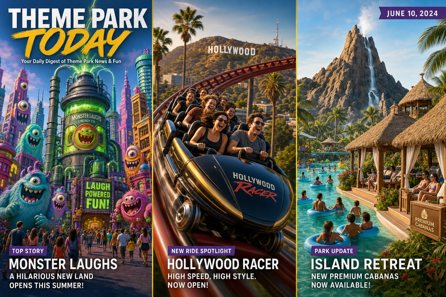 Disney's Monstropolis Bombshell, A Coaster Opening Date Leak, and More: Your June 4–11 Theme Park News Digest