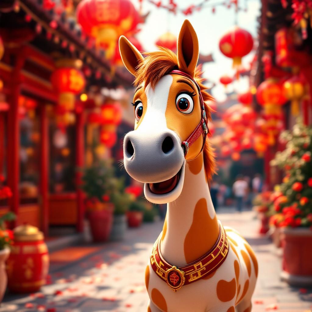 Bullseye Just Made His Shanghai Disney Debut—And It’s Perfect Timing for the Year of the Horse