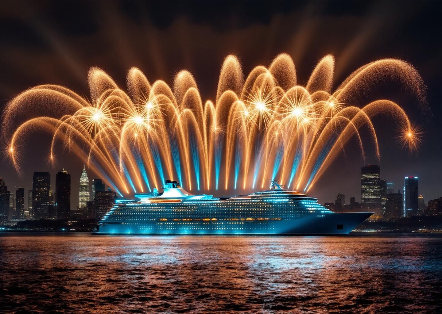 Disney Just Christened Its Newest Cruise Ship With 1,000 Drones—And You Have to See This