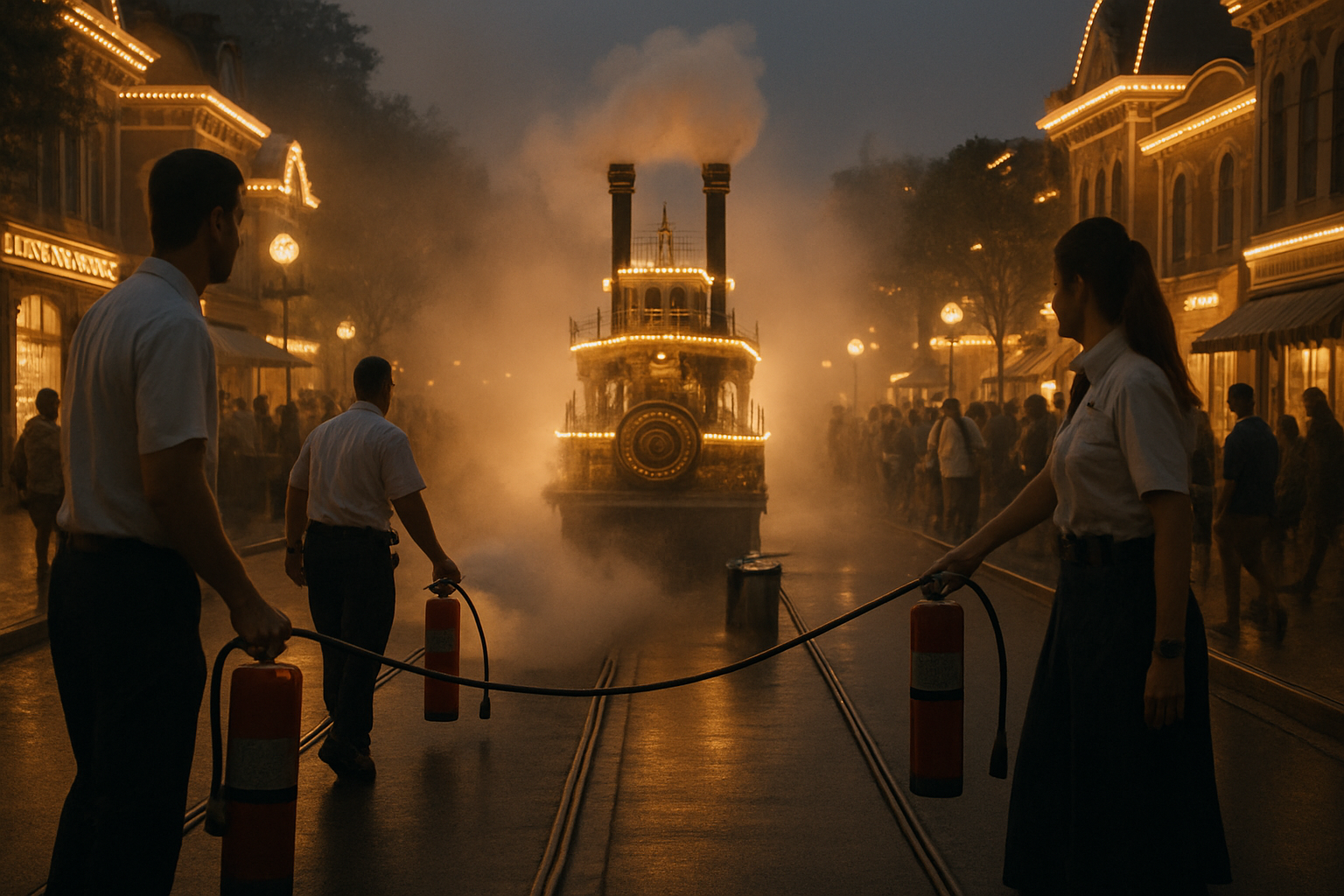 Disney parks float smokes in parade, safety steps tested