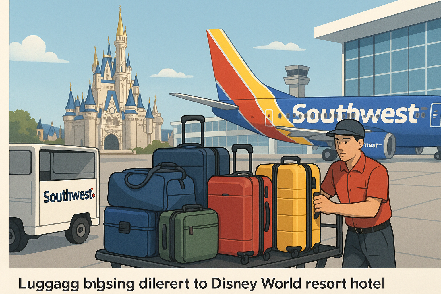 Disney World Just Brought Back Airport Luggage Delivery—But Only If You Fly This Airline
