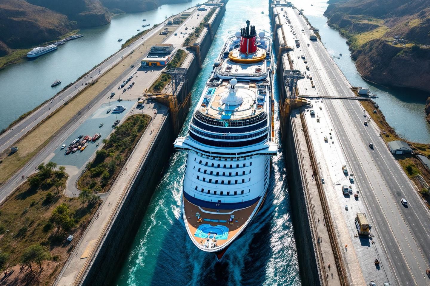 Disney’s Newest Ship Just Shattered a 110-Year-Old Panama Canal Record