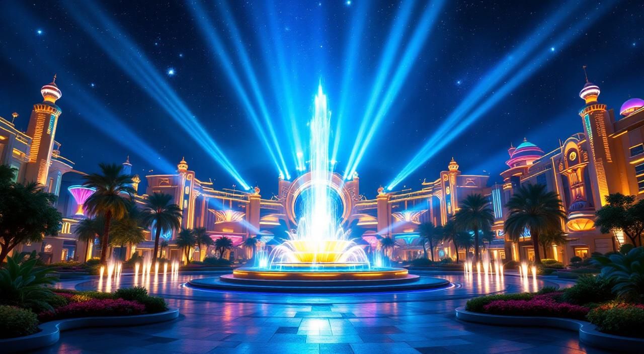 Why Epic Universe Is Suddenly Covered in Searchlights