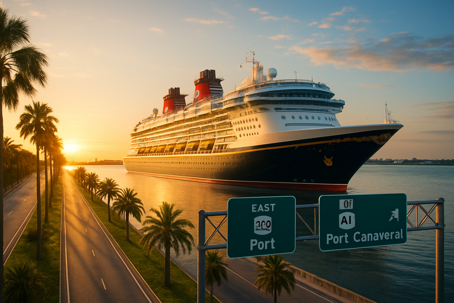 How to get to Port Canaveral for Disney Cruise: every transport option explained