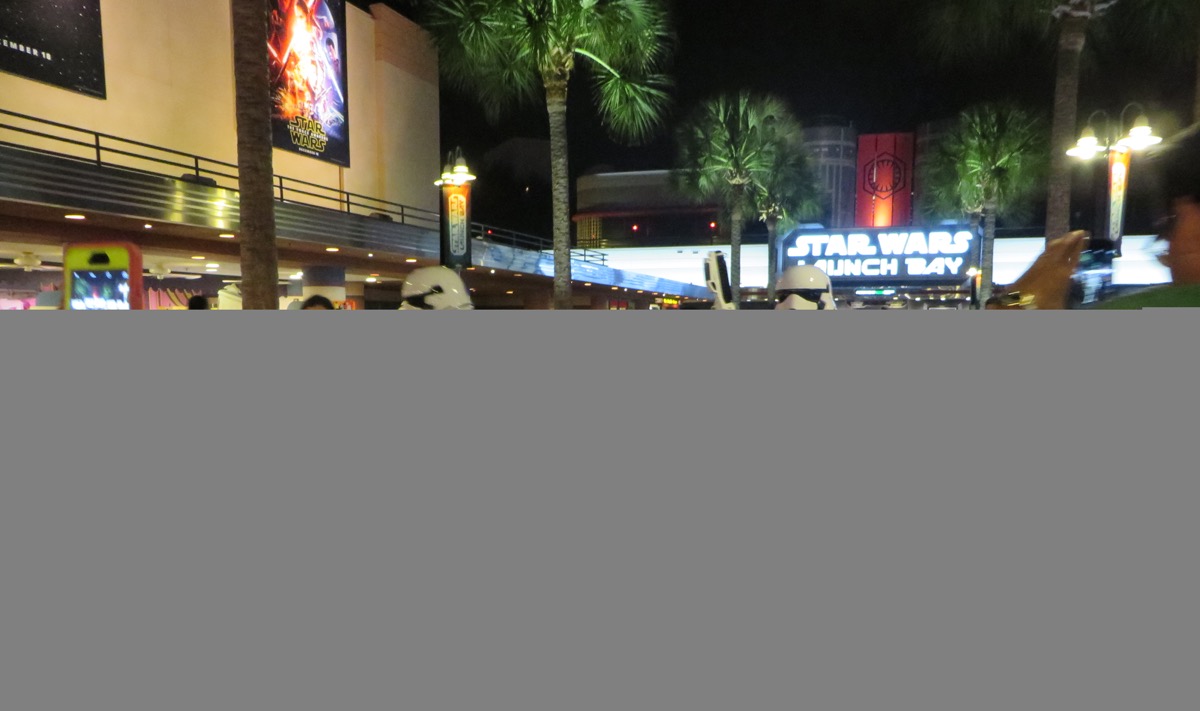 Storm Troopers in Launch Bay at Disney's Hollywood Studios in Orlando.