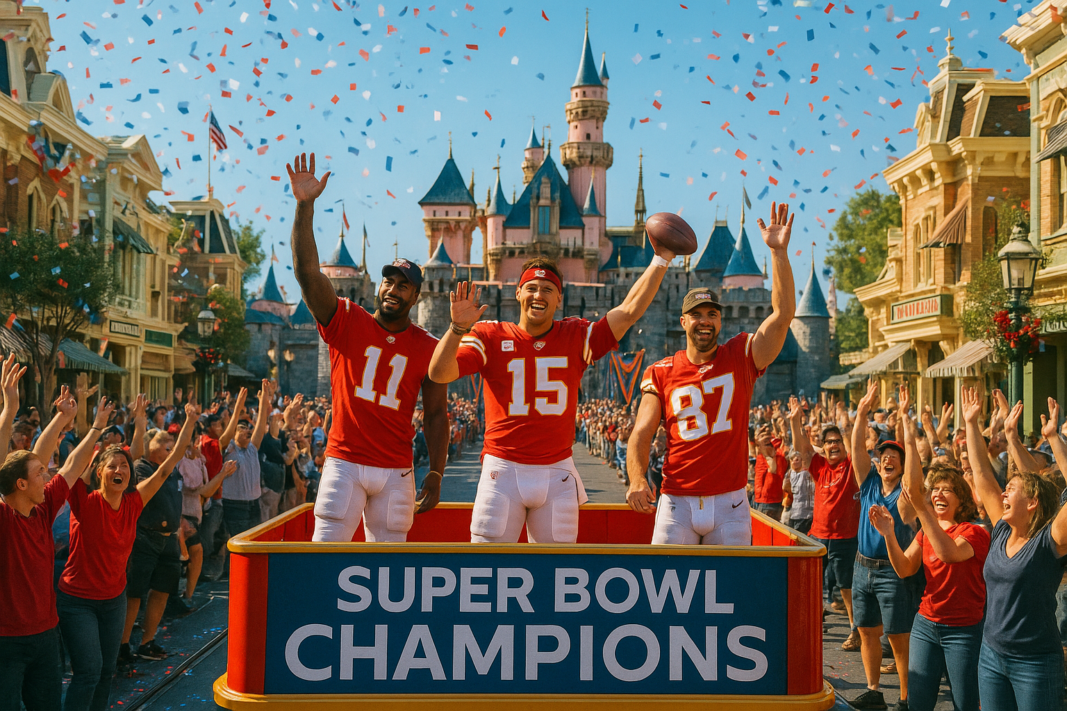 The Seahawks Are Parading Down Main Street USA at Disneyland TODAY—And ESPN Is Broadcasting Live From Inside the Park